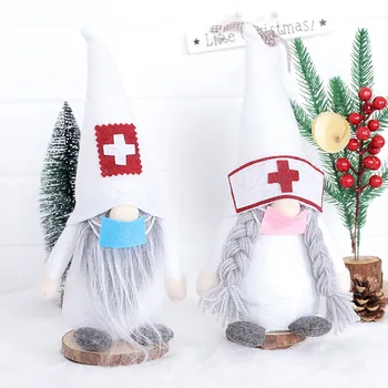 New Christmas Decorations Doctors Nurses Faceless Dolls Christmas Elves Presents Christmas Dolls Ornaments Xmas Pendant Noel Fav
New Christmas Decorations Doctors Nurses Faceless Dolls Christmas Elves Presents Christmas Dolls Ornaments Xmas Pendant Noel Fav