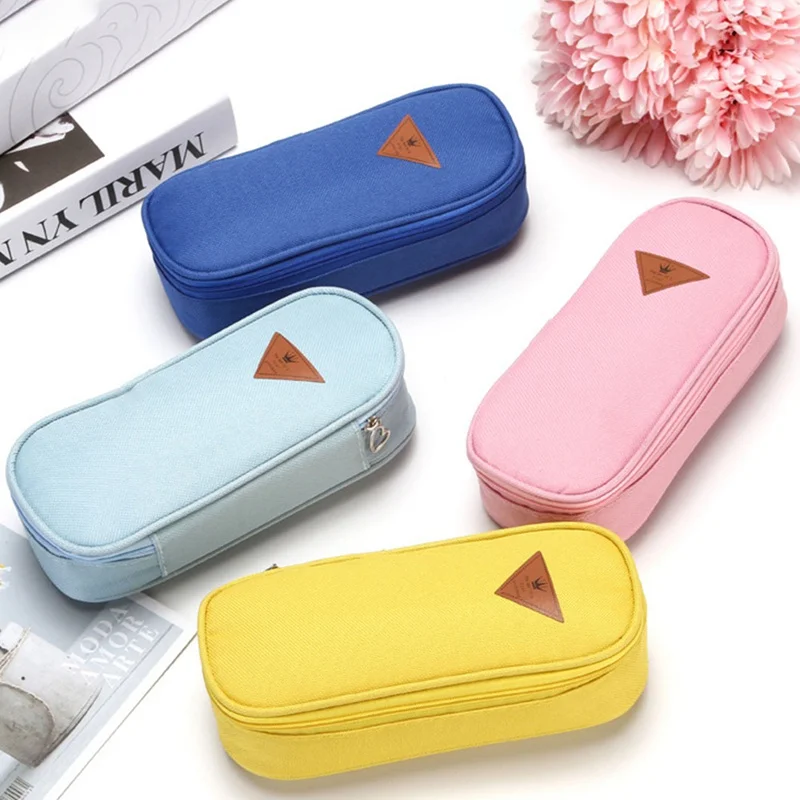 Simple Candy Color Large-capacity Pencil Case Zipper Bag Multi- function Flip Pencil Bag for School Stationery Supplies Case
Simple Candy Color Large-capacity Pencil Case Zipper Bag Multi- function Flip Pencil Bag for School Stationery Supplies Case