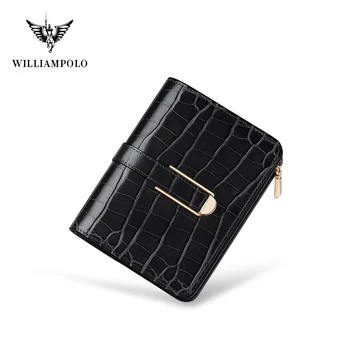 WILLIAMPOLO Genuine Leather Short Wallet Multi-Card Holder Simple Large-Capacity zipper Bank Card Holder Anti-theft
WILLIAMPOLO Genuine Leather Short Wallet Multi-Card Holder Simple Large-Capacity zipper Bank Card Holder Anti-theft