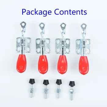 4 PCS Toggle Clamps GH-201A 201-A Horizontal Hold Quick Hand Tool Release Uk