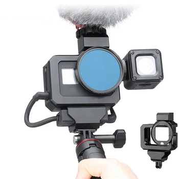 Aluminum Alloy Protective Case Metal Vlog Frame Cage for Gopro 8 Action Camera Accessories
Aluminum Alloy Protective Case Metal Vlog Frame Cage for Gopro 8 Action Camera Accessories