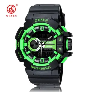 Fashion Round Watch Men Boys Student Two Display Silicon Tape Waterproof LED Outdoor Sports Multi-function Dual Display Clock
Fashion Round Watch Men Boys Student Two Display Silicon Tape Waterproof LED Outdoor Sports Multi-function Dual Display Clock