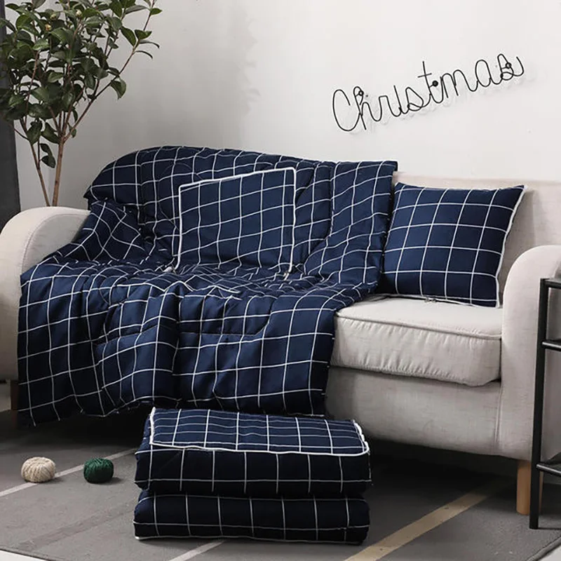 Air-conditioning Blanket Soft Breathable Throw Blankets Plaid Cushion Comforter 2 In 1 Quilt Pillow Portable For Travel Office
Air-conditioning Blanket Soft Breathable Throw Blankets Plaid Cushion Comforter 2 In 1 Quilt Pillow Portable For Travel Office
