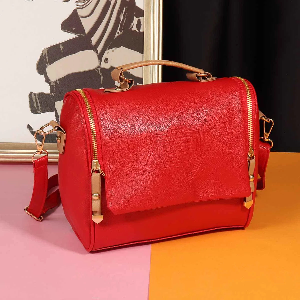 Fashion PU Leather Women Shoulder Bag Female Purse Crown Handbags Girl Crossbody Bag Shoulder Bag Vintage Ladies Brand Messenger Fashion PU Leather Women Shoulder Bag Female Purse Crown Handbags Girl Crossbody Bag Shoulder Bag Vintage Ladies Brand Messenger