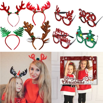 Christmas Decorations Merry Christmas 2021 Photo Frame Props New Year Glasses Headband For Home Kids Xmas Gifts Navidad 2020
Christmas Decorations Merry Christmas 2021 Photo Frame Props New Year Glasses Headband For Home Kids Xmas Gifts Navidad 2020