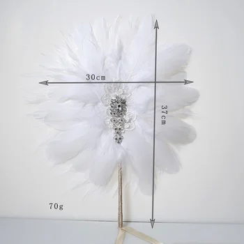 Vintage Bridal Feather Bouquet Decorative Fan Crystal Bridesmaid 20s Gatsby Wedding Bouquet Flapper Accessories New x
Vintage Bridal Feather Bouquet Decorative Fan Crystal Bridesmaid 20s Gatsby Wedding Bouquet Flapper Accessories New x