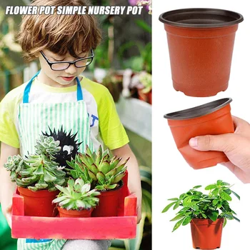 100pcs Bicolor Flower Pot Simple Plastic Nursery Pots for Succulent Plants Seed Starting Pot I88 
100pcs Bicolor Flower Pot Simple Plastic Nursery Pots for Succulent Plants Seed Starting Pot I88