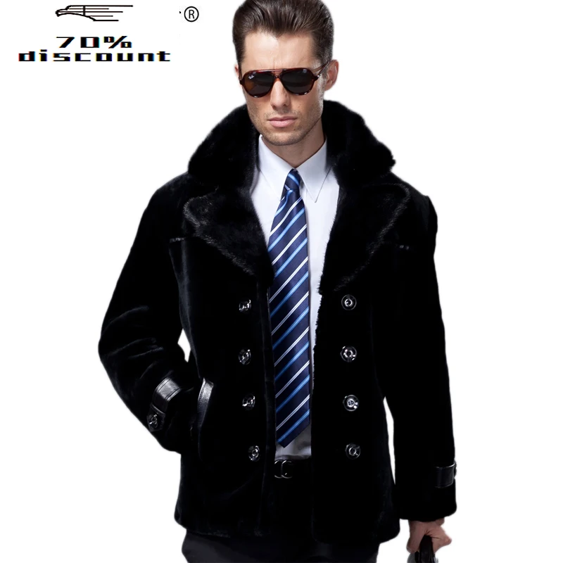 200% Real Fur Coat Men Natural Fur Sheep Shearling Winter Jacket Man Mink Fur Collar Men Jacket Overcoat S25Z009 KJ862
200% Real Fur Coat Men Natural Fur Sheep Shearling Winter Jacket Man Mink Fur Collar Men Jacket Overcoat S25Z009 KJ862