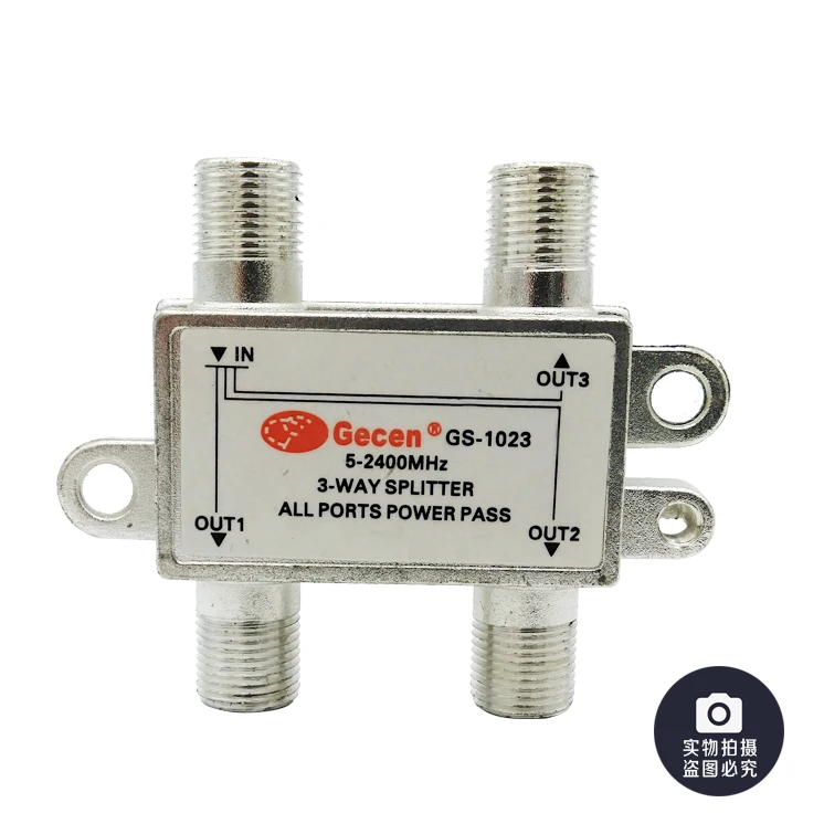 Gs-1023 Three Way Power Divider Antenna Divider Pot Cover Distributor Signal Divider Cable Divider
Gs-1023 Three Way Power Divider Antenna Divider Pot Cover Distributor Signal Divider Cable Divider