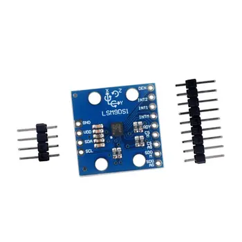 LSM9DS1 9DoF IMU Precision Accel Mag Gyro Attitude Sensor SPI I2C for Arduino GY-LSM9DS1 Module Nine Rollers Sensor Module
LSM9DS1 9DoF IMU Precision Accel Mag Gyro Attitude Sensor SPI I2C for Arduino GY-LSM9DS1 Module Nine Rollers Sensor Module