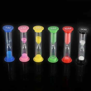 6pcs/ Set Sand Glass Timer Hourglass for Cooking Baking Game Exercise Decoration children room, living room, toilet
6pcs/ Set Sand Glass Timer Hourglass for Cooking Baking Game Exercise Decoration children room, living room, toilet