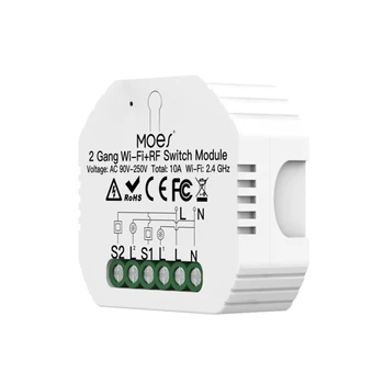 NEW 2 Way Smart Light Wifi Switch Diy Switch Module Smart Life Tuya Remote APP Control Working with Alexa Google Home Assistant
NEW 2 Way Smart Light Wifi Switch Diy Switch Module Smart Life Tuya Remote APP Control Working with Alexa Google Home Assistant