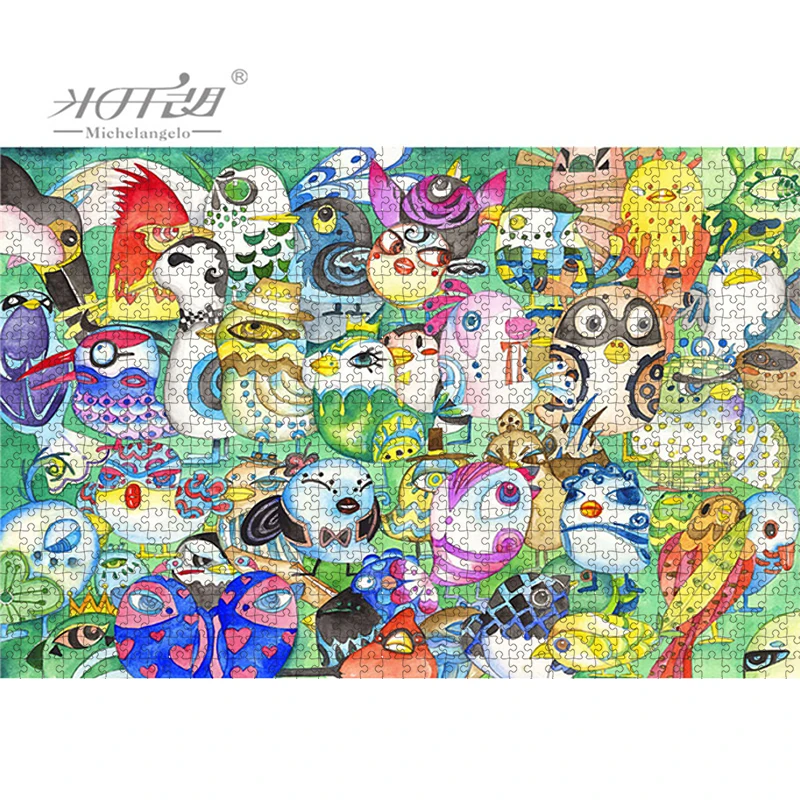 Michelangelo Wooden Jigsaw Puzzle 500 1000 1500 2000 Piece Evening Party Owl Cartoon Animals Decorative Wall Painting Gift Decor
Michelangelo Wooden Jigsaw Puzzle 500 1000 1500 2000 Piece Evening Party Owl Cartoon Animals Decorative Wall Painting Gift Decor