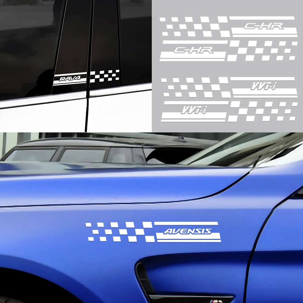2PCS Reflective Car Window B Pillars Decor Stickers for Toyota C-HR RAV4 Yaris 4WD TRD Avensis Prado Prius VVT-I Camry Land etc
2PCS Reflective Car Window B Pillars Decor Stickers for Toyota C-HR RAV4 Yaris 4WD TRD Avensis Prado Prius VVT-I Camry Land etc