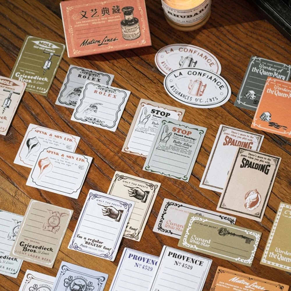 60 Pcs Retro Base Paper Sticker Background Album Scrapbooking Planner Decorative Stationery Stickers
60 Pcs Retro Base Paper Sticker Background Album Scrapbooking Planner Decorative Stationery Stickers