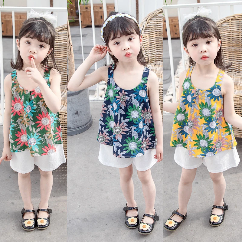 Toddler Baby Girls Clothing Set 2021 Summer Flower Pattern Cute Pure Cotton Suit For Kids 1-5 Years Children Birthday Present
Toddler Baby Girls Clothing Set 2021 Summer Flower Pattern Cute Pure Cotton Suit For Kids 1-5 Years Children Birthday Present