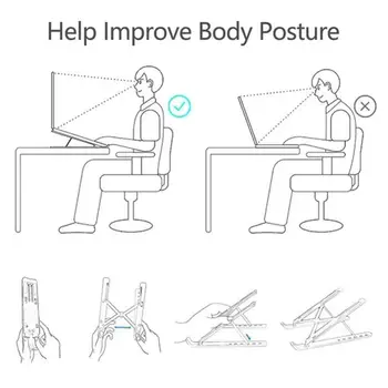 Laptop Holder Fit forMacBook Air Pro Notebook Foldable Aluminium Alloy Laptop Stand Bracket Laptop Holder for PC Notebook 
Laptop Holder Fit forMacBook Air Pro Notebook Foldable Aluminium Alloy Laptop Stand Bracket Laptop Holder for PC Notebook