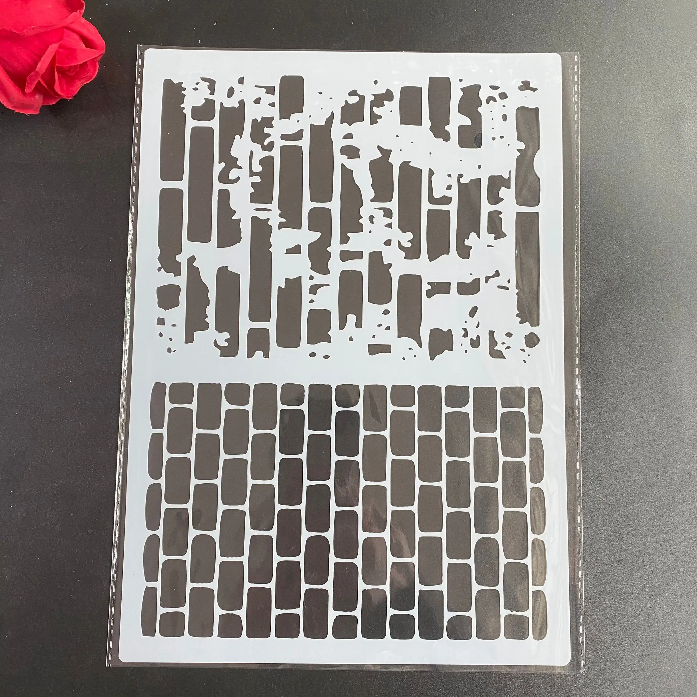 Stencil for Wall Painting Scrapbooking Stamp Album Decorative Embossing Craft Paper DIY Brick square Stencils A4 size designer
Stencil for Wall Painting Scrapbooking Stamp Album Decorative Embossing Craft Paper DIY Brick square Stencils A4 size designer