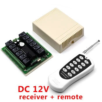 433MHz Wireless Remote Controls RF Transmitter 12 Buttons 12V 24V DC 12 Ch Relay RF Switch Remote Control Switch
433MHz Wireless Remote Controls RF Transmitter 12 Buttons 12V 24V DC 12 Ch Relay RF Switch Remote Control Switch
