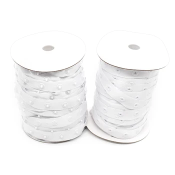1roll/50yards Covers DIY Button Trim Fabric Scrapbooking Sewing Garment Tape Press Studs Snap Duvet Ribbon Crafts Fastening
1roll/50yards Covers DIY Button Trim Fabric Scrapbooking Sewing Garment Tape Press Studs Snap Duvet Ribbon Crafts Fastening
