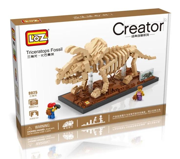 LOZ Dinosaur Series Small Particles Assembled Building Blocks 9025 Triceratops Dinosaur Mini Blocks
LOZ Dinosaur Series Small Particles Assembled Building Blocks 9025 Triceratops Dinosaur Mini Blocks