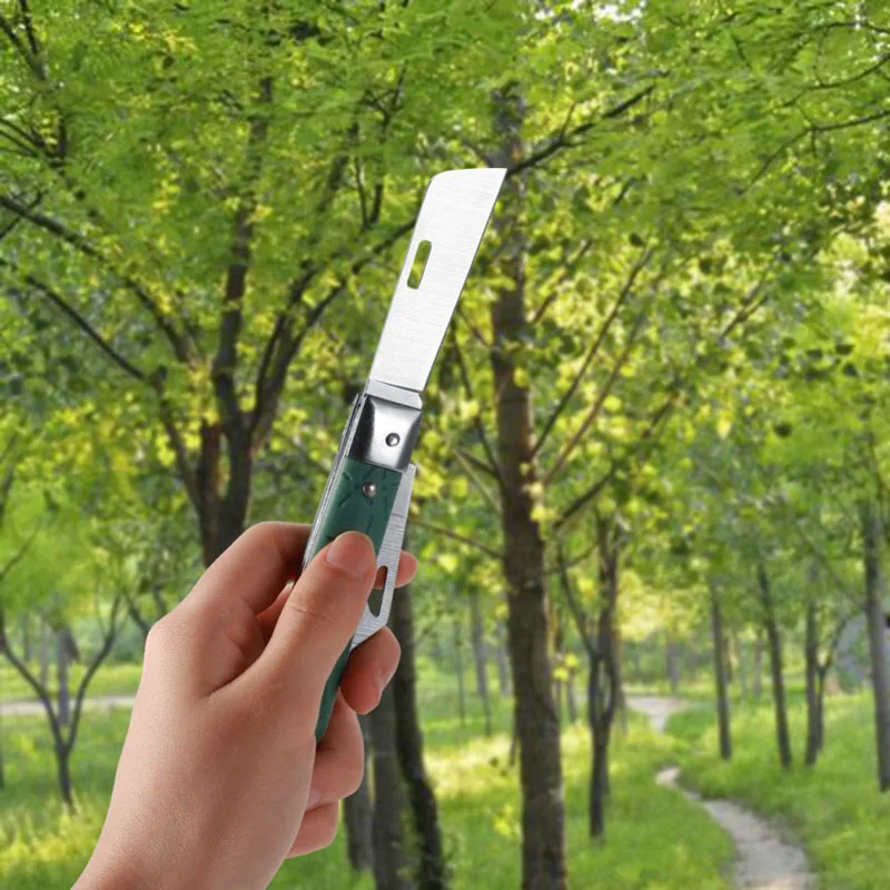 Seedling Tree lifter Garden bark Fruit Graft Prun Cut fold Cutter florist knife Tool rose budding peeler blade
Seedling Tree lifter Garden bark Fruit Graft Prun Cut fold Cutter florist knife Tool rose budding peeler blade