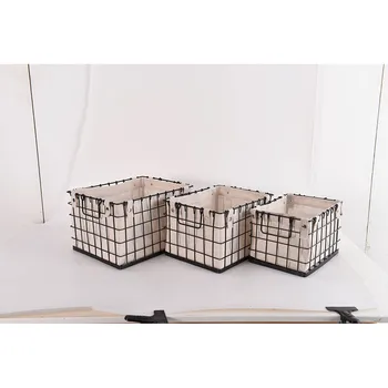 3 Piece Canvas Desktop Storage Basket Set Sundries Underwear Storage Box Cosmetic Book Organizer Stationery Container Basket
3 Piece Canvas Desktop Storage Basket Set Sundries Underwear Storage Box Cosmetic Book Organizer Stationery Container Basket