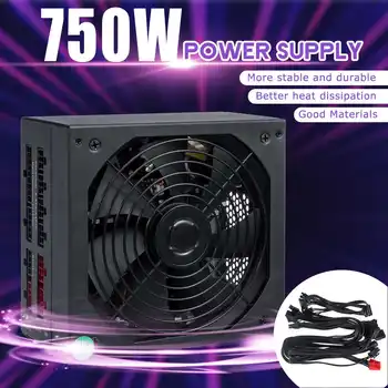 750W PSU ATX 12V Gaming PC Power Supply Full module active 24Pin / PCI /4 SATA /ATX 14CM Fan New Computer Power Supply For BTC
750W PSU ATX 12V Gaming PC Power Supply Full module active 24Pin / PCI /4 SATA /ATX 14CM Fan New Computer Power Supply For BTC