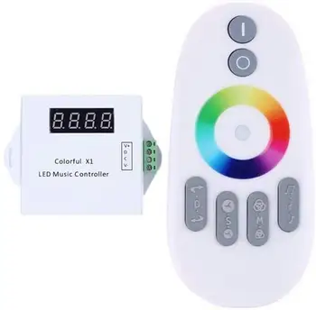 Trihedral WS2811/WS2812B/USC1903 LED Digital Music Controller with RF Touch Remote DC5-24V for RGB Strip Light COD
Trihedral WS2811/WS2812B/USC1903 LED Digital Music Controller with RF Touch Remote DC5-24V for RGB Strip Light COD