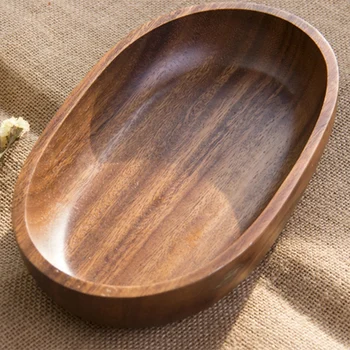 Japanese-Style Dried Fruit Dish Oval Wood Tableware Food Serving Tray Cake Desserts Snack Dishes Household Dinner Plate Salad Fr
Japanese-Style Dried Fruit Dish Oval Wood Tableware Food Serving Tray Cake Desserts Snack Dishes Household Dinner Plate Salad Fr