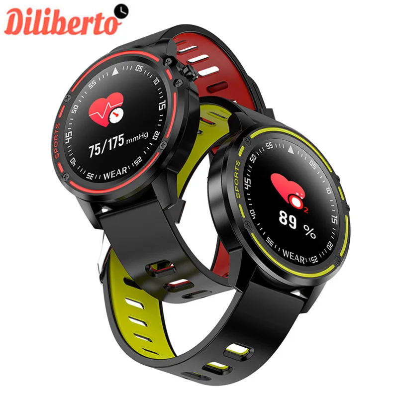 Diliberto L8 Smart Watch Men IP68 Waterproof SmartWatch with ECG PPG Blood Pressure Heart Rate Sports Fitness Bracelet Watch
Diliberto L8 Smart Watch Men IP68 Waterproof SmartWatch with ECG PPG Blood Pressure Heart Rate Sports Fitness Bracelet Watch