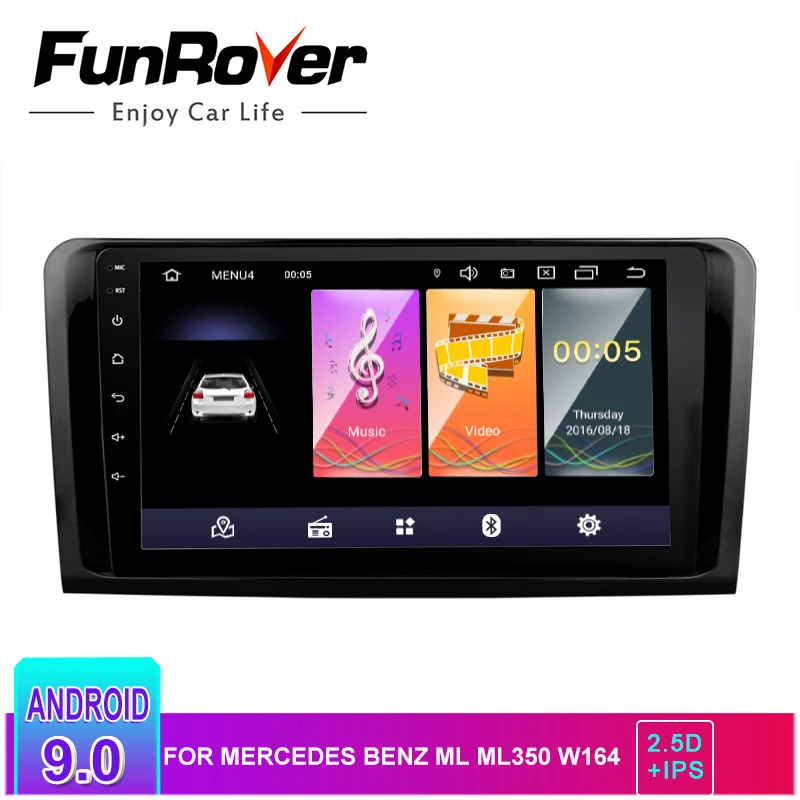 Funrover IPS 2.5D android9.0 car dvd gps player radio multimedia For Mercedes Benz ML W164 GL X164 ML350 ML320 ML280 GL350 GL450
Funrover IPS 2.5D android9.0 car dvd gps player radio multimedia For Mercedes Benz ML W164 GL X164 ML350 ML320 ML280 GL350 GL450