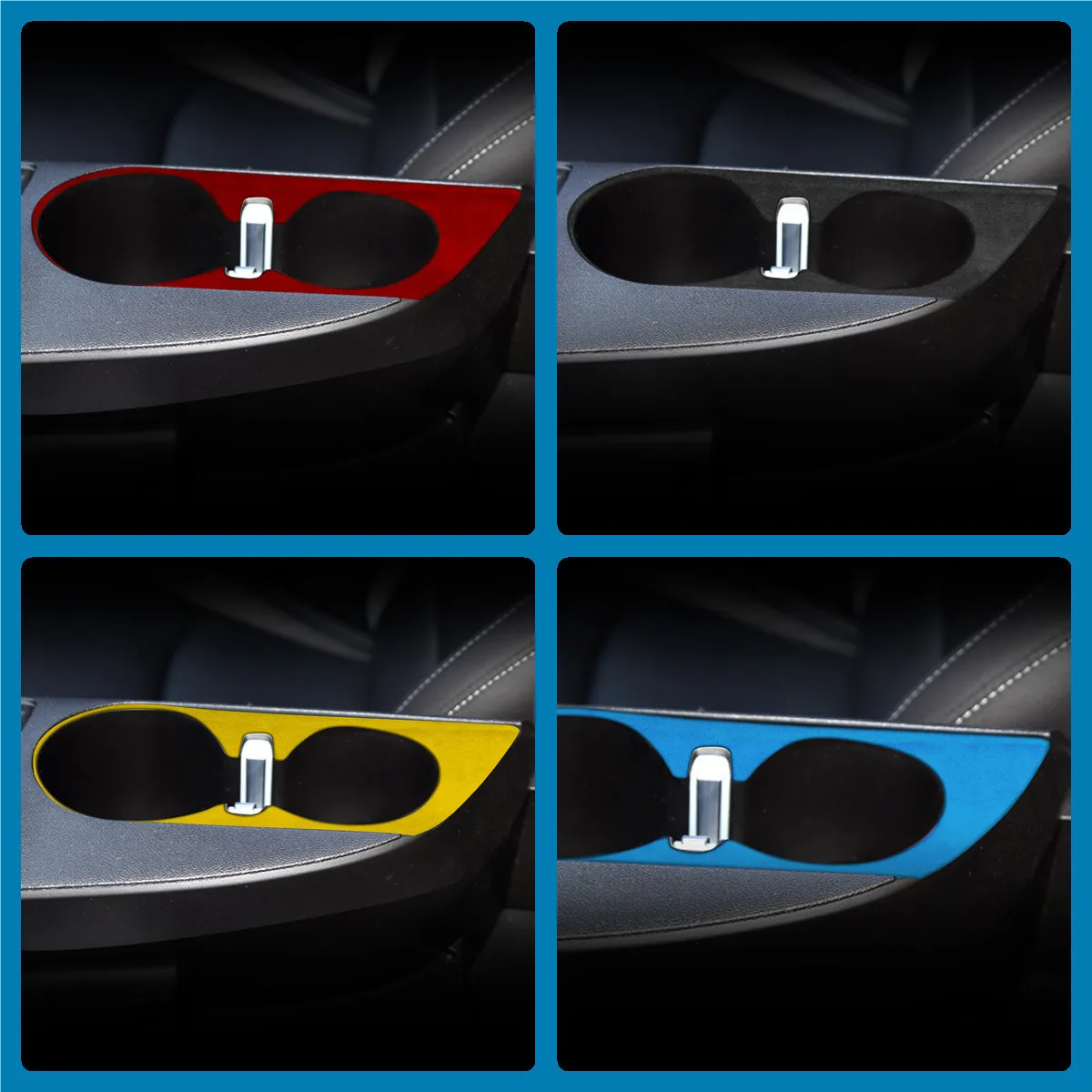 Для Chevrolet Camaro 2016 + Алькантара замшевые аксессуары для интерьера Автомобильный держатель для чашки воды декоративная панель наклейка 
Для Chevrolet Camaro 2016 + Алькантара замшевые аксессуары для интерьера Автомобильный держатель для чашки воды декоративная панель наклейка