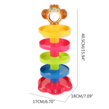 5 Layer Ball Drop Roll Swirling Tower Shape Sorter Baby Toddler Educational Toys R7RB
5 Layer Ball Drop Roll Swirling Tower Shape Sorter Baby Toddler Educational Toys R7RB