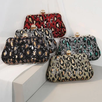 Fashion Sequins Beaded Green/Black 5 Colors Lady Clutch Bag Women Shoulder Messenger Handbags Small Phone Case Coin Purse
Fashion Sequins Beaded Green/Black 5 Colors Lady Clutch Bag Women Shoulder Messenger Handbags Small Phone Case Coin Purse