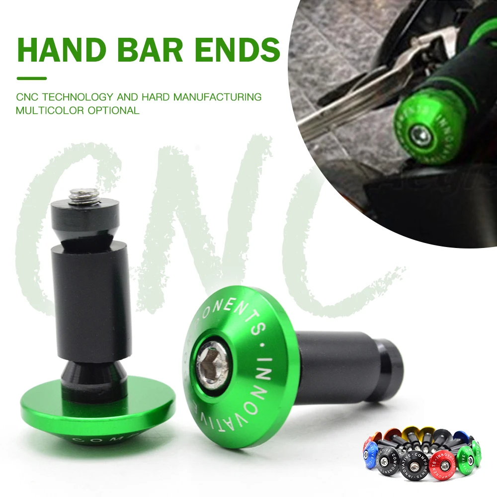 Motorcycle Handlebar Grip Caps CNC Aluminum Handlebar Grips Cycling Handle Bar Cap FOR KAWASAKI NINJA 250R Ninja ZX6R ZX600J
Motorcycle Handlebar Grip Caps CNC Aluminum Handlebar Grips Cycling Handle Bar Cap FOR KAWASAKI NINJA 250R Ninja ZX6R ZX600J