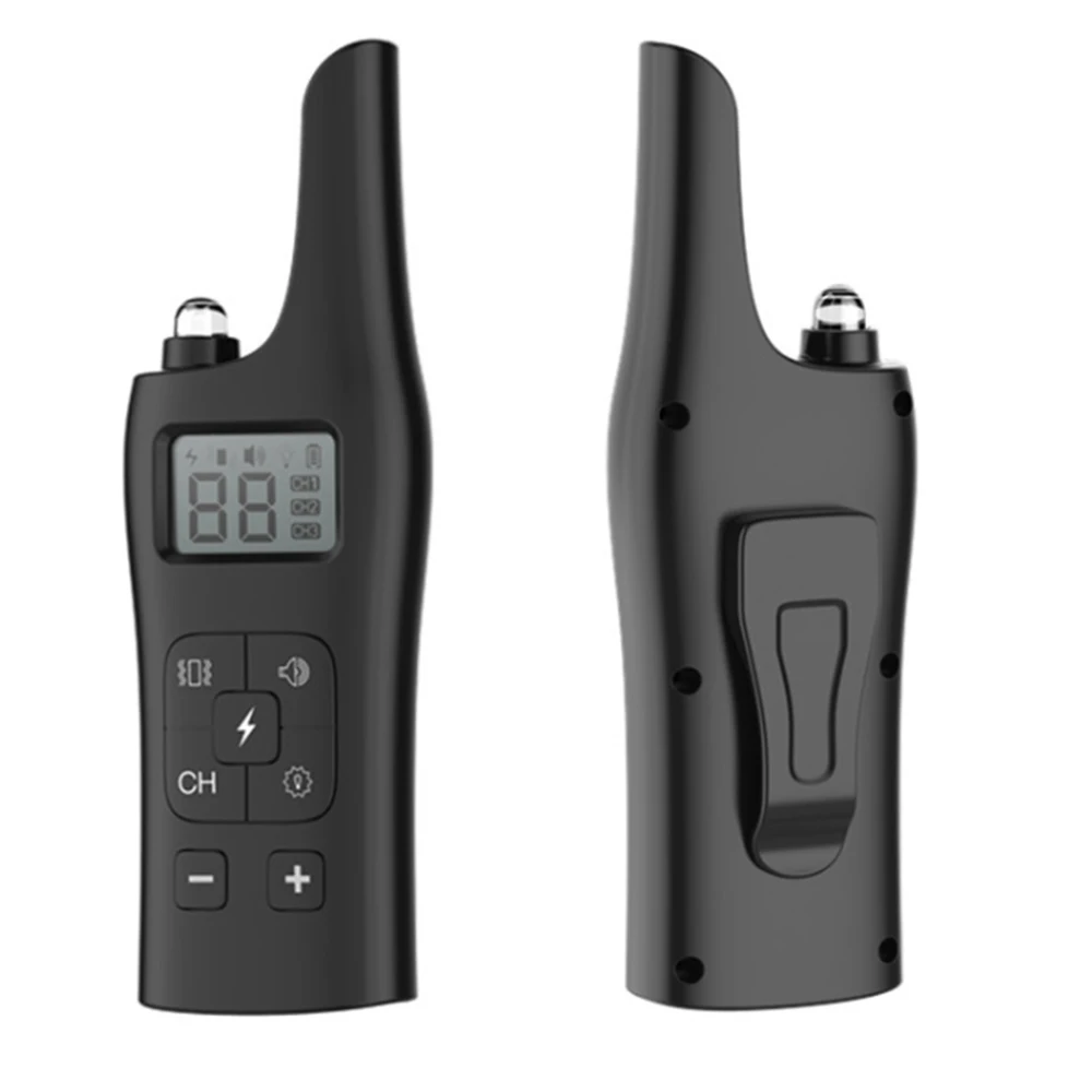 Electric Dog Training Collar Pet Remote Control Waterproof Rechargeable with LCD Display for All Size Bark-stop Collars 800m
Electric Dog Training Collar Pet Remote Control Waterproof Rechargeable with LCD Display for All Size Bark-stop Collars 800m