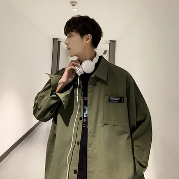 2019 Autumn New Korean Version Of The Loose Net Red Popular Trend Couple Long-sleeved Clothes Men's Casual Shirt
2019 Autumn New Korean Version Of The Loose Net Red Popular Trend Couple Long-sleeved Clothes Men's Casual Shirt