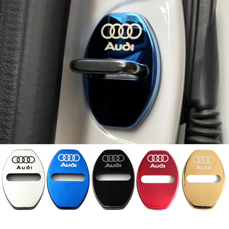 4pc Stainless Steel Car Door Lock cap Protecting Cover sticker For Audi a3 a4 a5 a6 a7 a8 b5 b6 b7 b8 c6 c7 c8 8v 8p car styling
4pc Stainless Steel Car Door Lock cap Protecting Cover sticker For Audi a3 a4 a5 a6 a7 a8 b5 b6 b7 b8 c6 c7 c8 8v 8p car styling