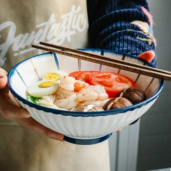 Japanese 8 Inch Creative Tableware Set Commercial Bamboo Hat Ceramic Bowl Household Large Ramen Rice Noodles Soup Bowl
Japanese 8 Inch Creative Tableware Set Commercial Bamboo Hat Ceramic Bowl Household Large Ramen Rice Noodles Soup Bowl