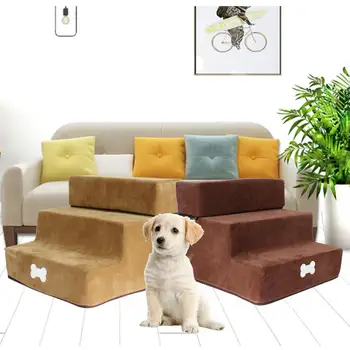 Pet Stair Step Flannel Dog Detachable Three-Story Staircase Assembly Removable Wash Stairs Ladder Dog Stair 
Pet Stair Step Flannel Dog Detachable Three-Story Staircase Assembly Removable Wash Stairs Ladder Dog Stair