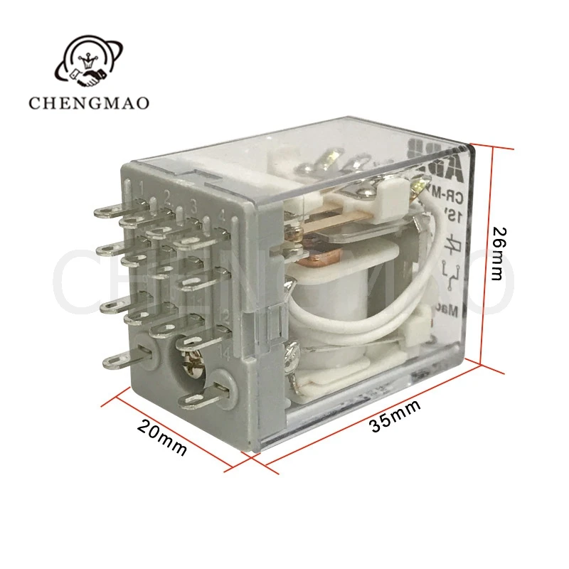 CR-MX230AC4L Fotex AC230V 14Feet ABB High Power Small Intermediate Electromagnetic Relay
CR-MX230AC4L Fotex AC230V 14Feet ABB High Power Small Intermediate Electromagnetic Relay