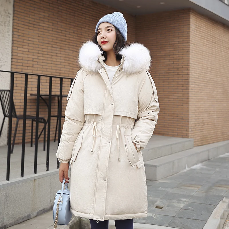 2019 Winter Women Mid-long Parkas Coat New Thick Warm Hooded Jacket Coat Female Winter Parkas Outwear Coat
2019 Winter Women Mid-long Parkas Coat New Thick Warm Hooded Jacket Coat Female Winter Parkas Outwear Coat