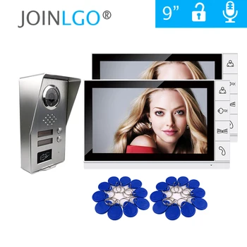 FREE SHIPPING 9" LCD Monitor Video Door Phone Intercom System 2 Screens + RFID Access Unlock Camera for 2 Apartments
FREE SHIPPING 9" LCD Monitor Video Door Phone Intercom System 2 Screens + RFID Access Unlock Camera for 2 Apartments