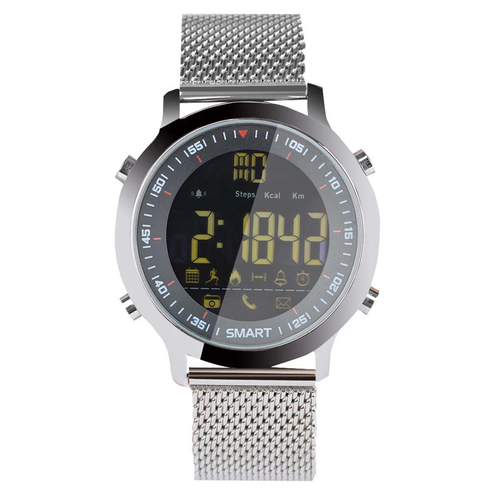 Watch IP67 Waterproof EX18 Smart Watch Support Call and SMS alert Pedometer Sports Activities Tracker Wristwatch Smartwatch
Watch IP67 Waterproof EX18 Smart Watch Support Call and SMS alert Pedometer Sports Activities Tracker Wristwatch Smartwatch