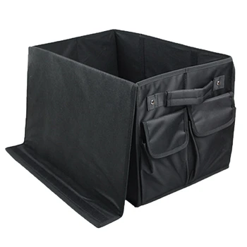 

Foldable Organizer,Portable Holder Bag Car Trunk Cargo Storage Box for Table and Car Nursery Essentials Storage Bins