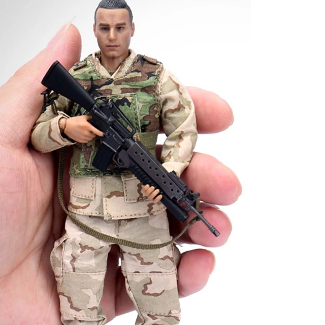 15cm 1/12 Action Figure Realistic Headsculpt DIY Grenadier 75th Ranger Regiment Soldier Model Action Toy Gift For Military Fans
15cm 1/12 Action Figure Realistic Headsculpt DIY Grenadier 75th Ranger Regiment Soldier Model Action Toy Gift For Military Fans