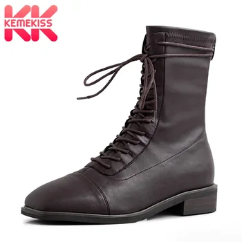 KemeKiss Warm Winter Women Ankle Boots Casual Square Toe Shoes Women Cross-Tied Thick Heel Daily Female Footwear Size 34-39
KemeKiss Warm Winter Women Ankle Boots Casual Square Toe Shoes Women Cross-Tied Thick Heel Daily Female Footwear Size 34-39