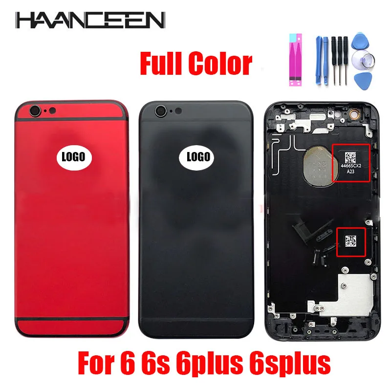 Housing For iPhone 6 6s 6 plus 6s plus Battery Back Cover Rear Door Housing Frame Assembly With Full Small Parts
Housing For iPhone 6 6s 6 plus 6s plus Battery Back Cover Rear Door Housing Frame Assembly With Full Small Parts