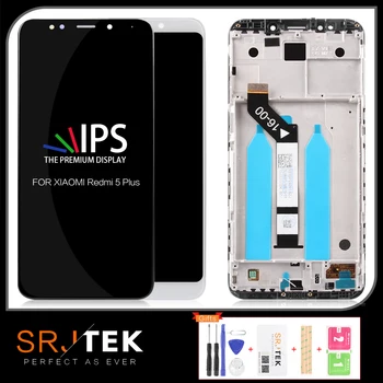Srjtek 5.99" For Xiaomi Redmi 5 Plus LCD Display Touch Digitizer Assembly For Redmi 5 Plus Screen Replacement Parts 2160*1080
Srjtek 5.99" For Xiaomi Redmi 5 Plus LCD Display Touch Digitizer Assembly For Redmi 5 Plus Screen Replacement Parts 2160*1080